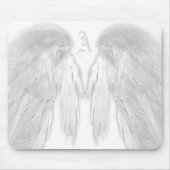 ANGEL WINGS White Monogram Muismat (Voorkant)