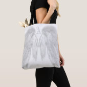 ANGEL WINGS White Monogram Tote Bag (Dichtbij)