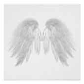 ANGEL WINGS White Poster (Voorkant)