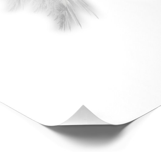 ANGEL WINGS White Poster (Hoek)