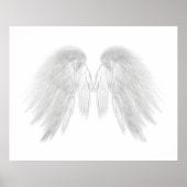 ANGEL WINGS White Poster (Voorkant)