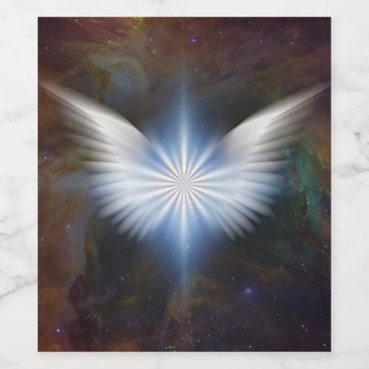 Angel Wings Wijn Etiket (Enkel label)