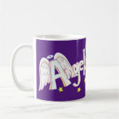 Angel Wings Word Art Custom Coffee Cup Mok (Links)