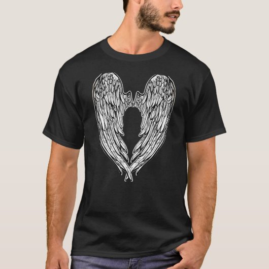 Angel wint achterin. t-shirt (Voorkant)