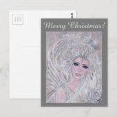 Angel Winter roos door Renee Lavoie Briefkaart (Voorkant / Achterkant)