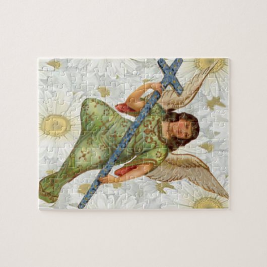 Angel With A Cross Legpuzzel (Horizontaal)
