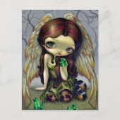 "Angel with Emeralds" Postcard Briefkaart (Voorkant)