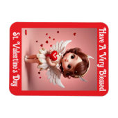 Angel With Heart Flexible Photo Magnet Magneet (Horizontaal)
