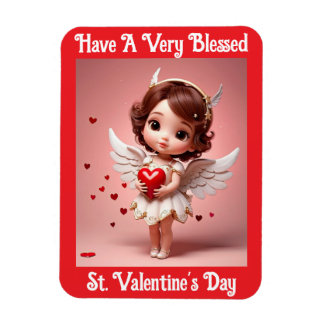 Angel With Heart Flexible Photo Magnet Magneet