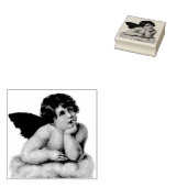ANGEL Wood Art Stamp Rubberstempel (Gestempeld)