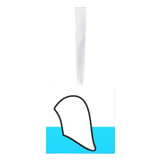 Angel Wooden Cube Christmas Ornament (Rechts)