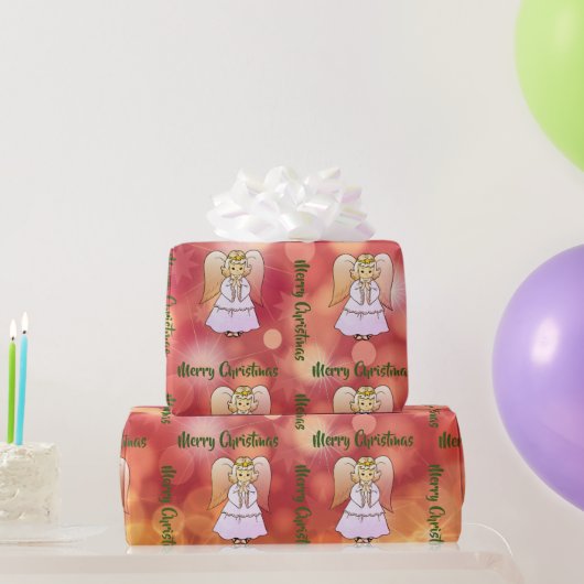 Angel Wrapping Paper Cadeaupapier (Feestgeschenken)