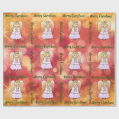 Angel Wrapping Paper Cadeaupapier (Vlak)