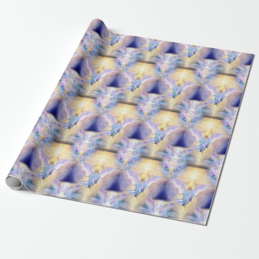 Angel Wrapping Paper V056 Cadeaupapier (Uitgerold)