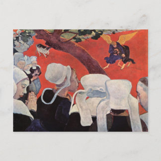 Angel Wrestling met Jacob, Paul Gauguin Briefkaart