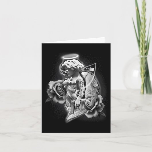Angel X Saint X Rozen Tattoo Kaart (Voorkant)