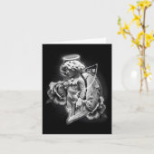 Angel X Saint X Rozen Tattoo Kaart (Gele Bloem)