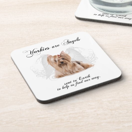 Angel Yorkie Onderzetters (Linkerzijde)