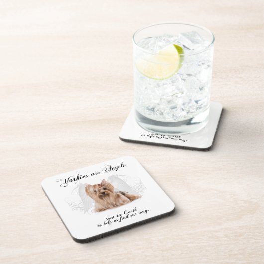 Angel Yorkie Onderzetters (Rechterzijde)