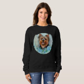 Angel Yorkie with WIngs Yorkshire Terrier Dog Memo Trui (Voorkant volledig)