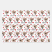 Angel Yorkie Wrapping Paper Flat Sheet Set van 3 (Voorkant)