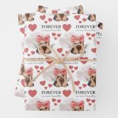 Angel Yorkie Wrapping Paper Flat Sheet Set van 3 (In situ)