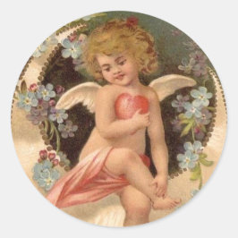 Angel - Zitten op Valentijn Moon - Sticker