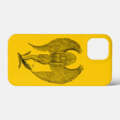 Angel - zwart en geel ontwerp Case-Mate iPhone case (Achterkant (horizontaal))