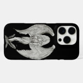 Angel - Zwart en wit design Case-Mate iPhone Case (Achterkant (horizontaal))