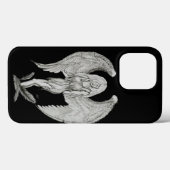 Angel - Zwart en wit design Case-Mate iPhone Case (Achterkant (horizontaal))