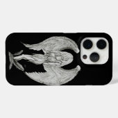Angel - Zwart en wit design Case-Mate iPhone Case (Achterkant (horizontaal))
