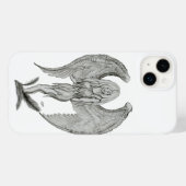 Angel - Zwart en wit design Case-Mate iPhone Case (Achterkant (horizontaal))