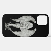 Angel - Zwart en wit design Case-Mate iPhone Case (Achterkant (horizontaal))