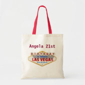 Angela 21st Birthday Las Vegas Canvas tas (Voorkant)