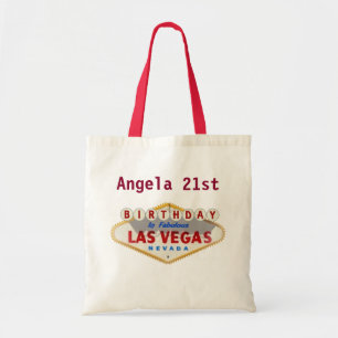 Angela 21st Birthday Las Vegas Canvas tas