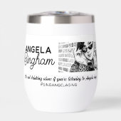 Angela Bingham Thermal Wine Tumbler (Voorkant)