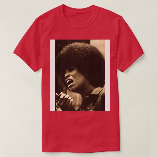 Angela Davis Activist T-shirt (Design voorkant)