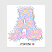Angela Funky Names Sticker (Vel)