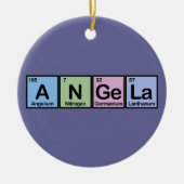 Angela gemaakt van Elementen Keramisch Ornament (Voorkant)