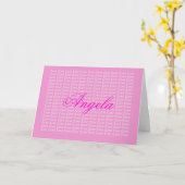 Angela Lavender Enless Love Kaart (Gele Bloem)