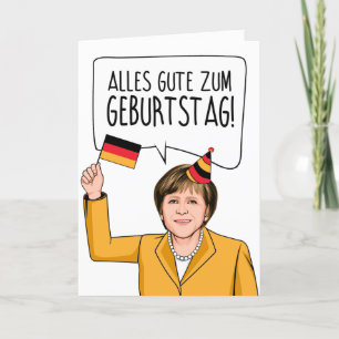 ANGELA MERKEL: Alles Gute Zum Geburtstag Kaart