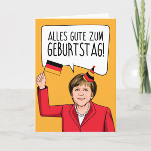 ANGELA MERKEL: Alles Gute Zum Geburtstag Kaart
