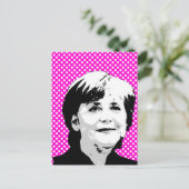 Angela Merkel Briefkaart (Staand voorkant)