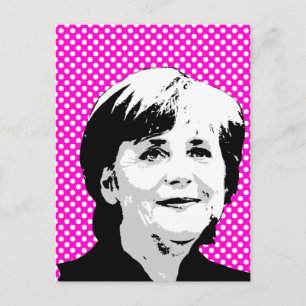 Angela Merkel Briefkaart