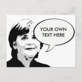 Angela Merkel Briefkaart (Voorkant)