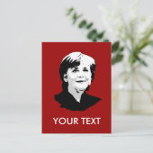 Angela Merkel Briefkaart (Staand voorkant)