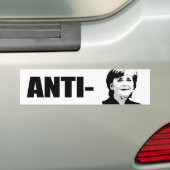 Angela Merkel Bumpersticker (Op auto)
