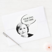 Angela Merkel - internationaal leider - png.nl Ronde Sticker (Envelop)