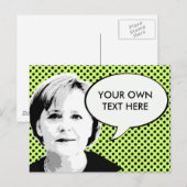 Angela Merkel - International Leader -.png Briefkaart (Voorkant / Achterkant)