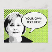 Angela Merkel - International Leader -.png Briefkaart (Voorkant)